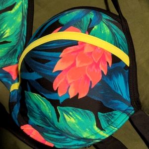 Dark Tropical Bikini Top 👙